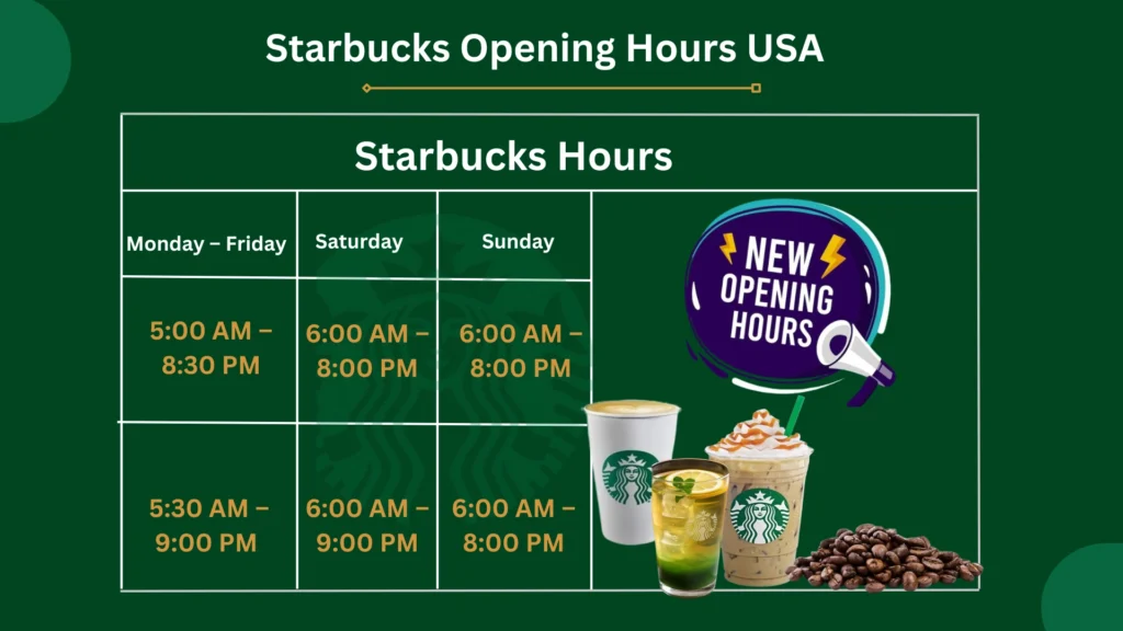 Starbucks Hours USA