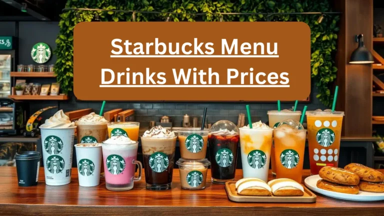 Starbucks Menu Drinks With Prices Complete Guide