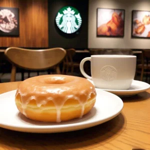 Starbucks Glazed doughnut