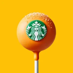 Starbuck Orange Cream Cake Pop