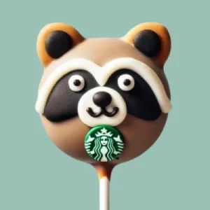 Starbucks Raccoon Cake Pop