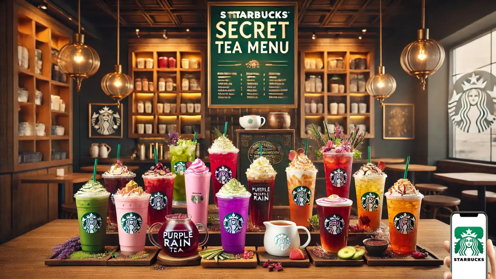 10 Most Starbucks Secret Tea Menu Drinks