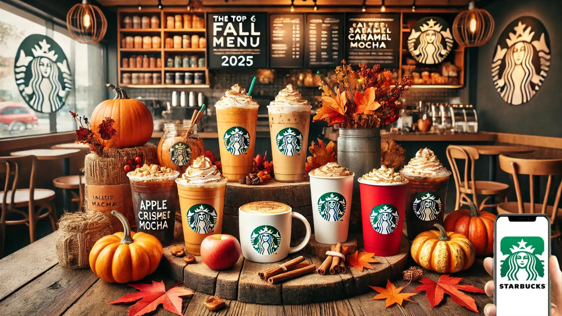 Top 6 Starbucks Fall Menus 2025