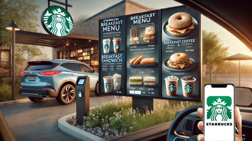 The Starbucks Drive Thru Breakfast Menu