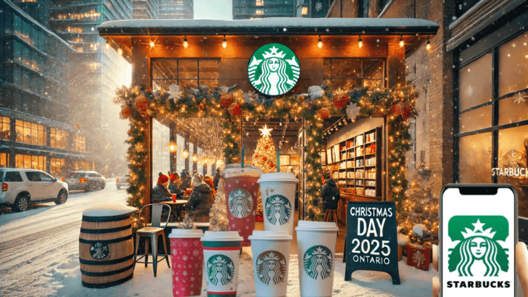 Starbucks on Christmas Day