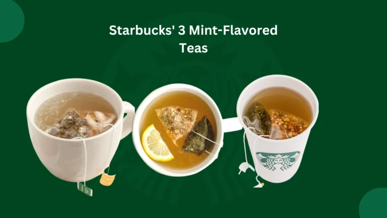 Starbucks' 3 Mint-Flavored Teas - Best Review