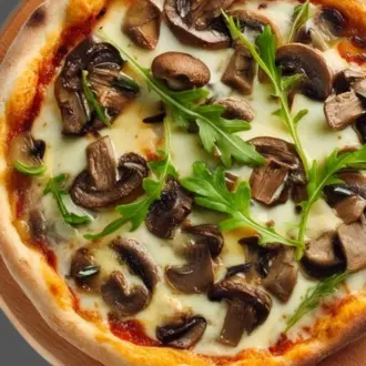 Funghi Pizza Slice